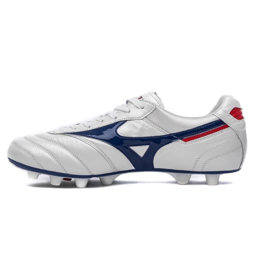 Mizuno Morelia II Made in Japan FG Next Wave - White/High Risk Red