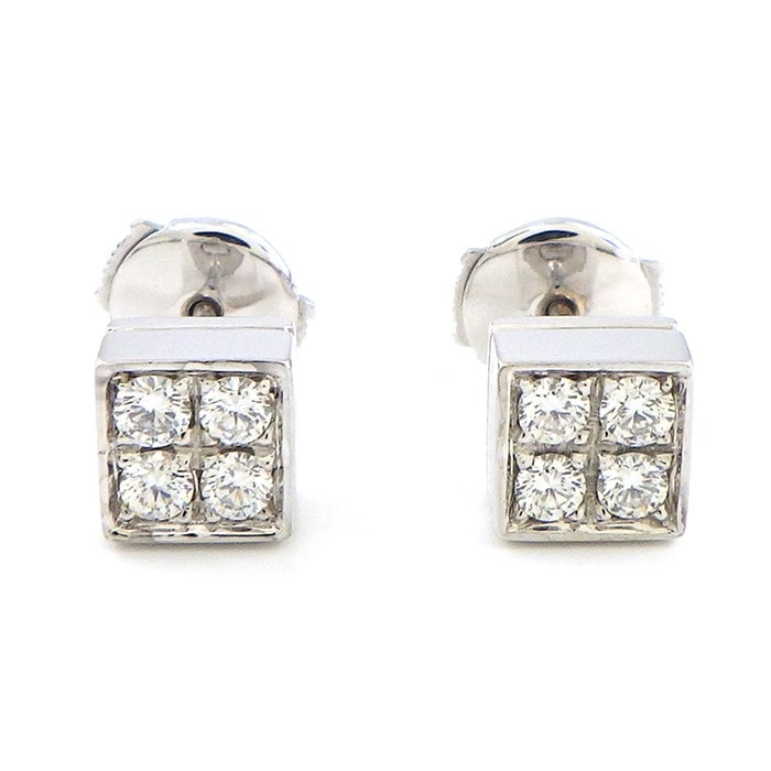 楽天市場】ブルガリ BVLGARI ピアス ルチア ダイヤモンド K18WG 【中古