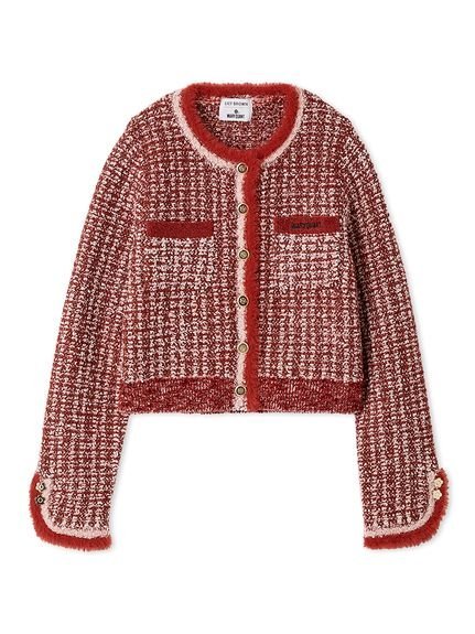 LILY BROWN｜【LILY BROWN×MARY QUANT】ツイードニットジャケット