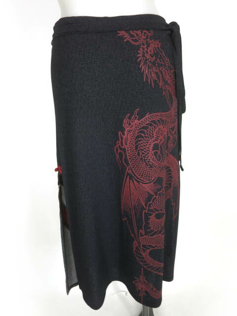 楽天市場】【中古】 Qutie Frash / 龍プリント ラップスカート
