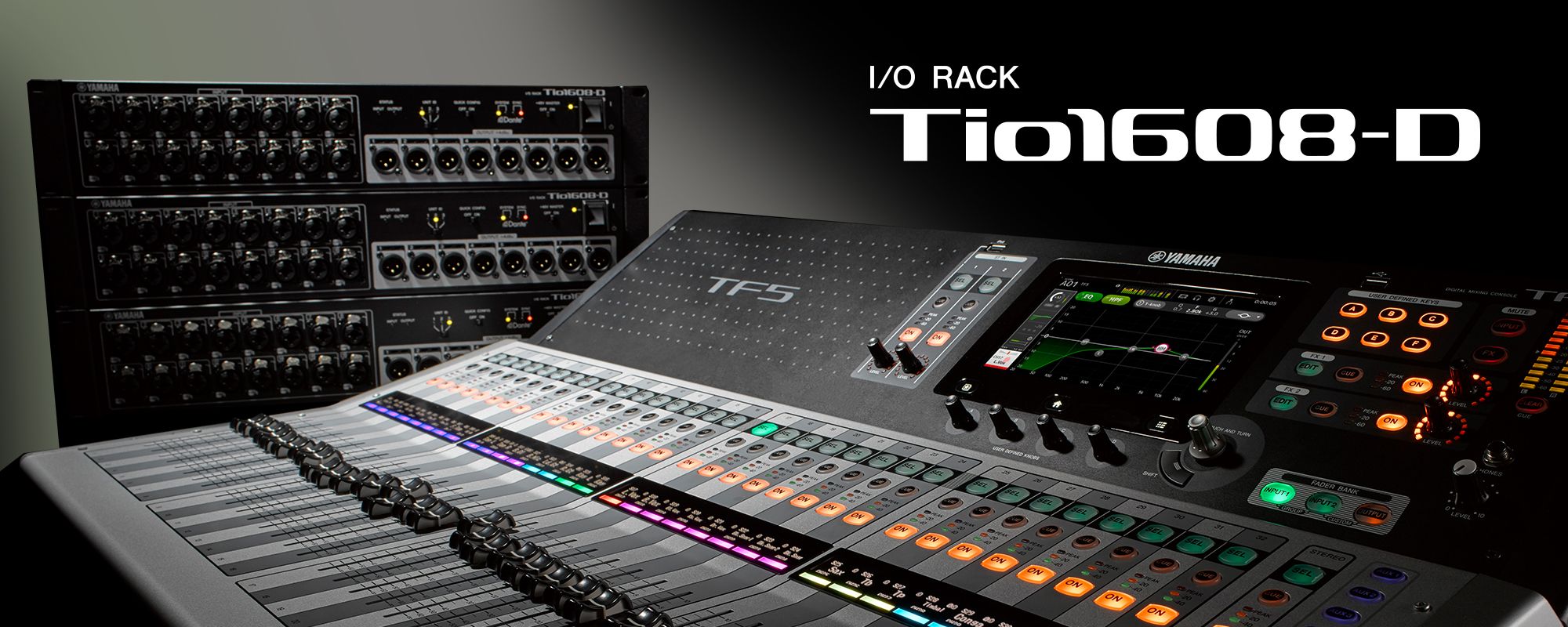 Tio1608-D - Overview - Audio and Network Interfaces and YGDAI