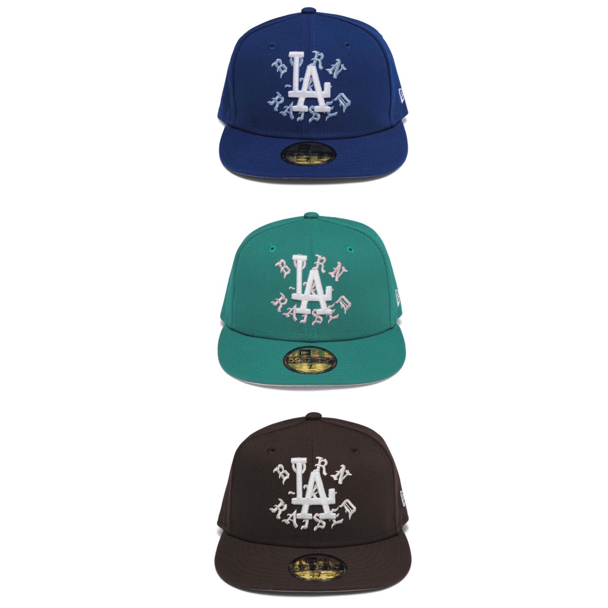 BornxRaised × Los Angeles Dodgers × New Era『59FIFTY』が3月17日に