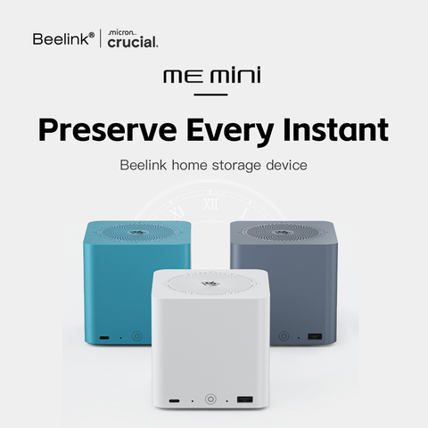 Beelink | Beelink ME mini 6-slot Home Storage NAS Mini PC