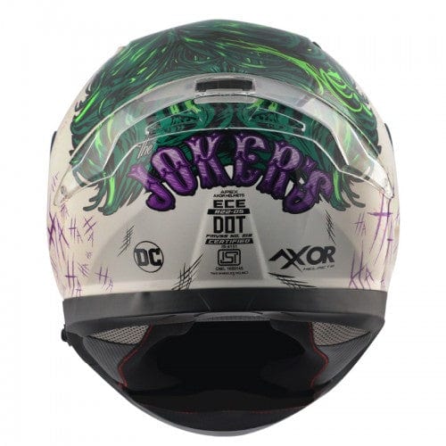AXOR Apex Joker (Special Edition DC Comics) Gloss White Helmet