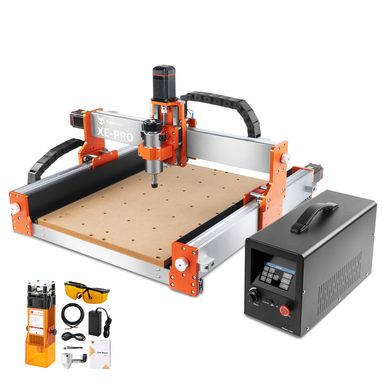 CNC Router Machine XE-PRO with FA710 Trimmer Router Bundle Kit
