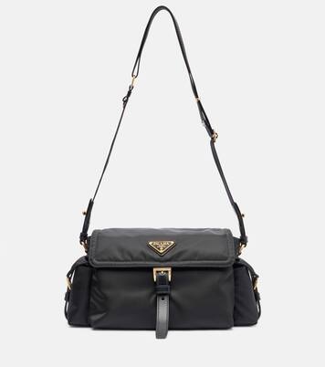 Prada Explore Re-Nylon Medium crossbody bag in black - Prada