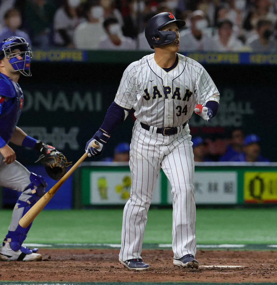 侍・吉田正尚が4番弾 侍史上最多の大会10打点 守備でも好捕 - スポニチ