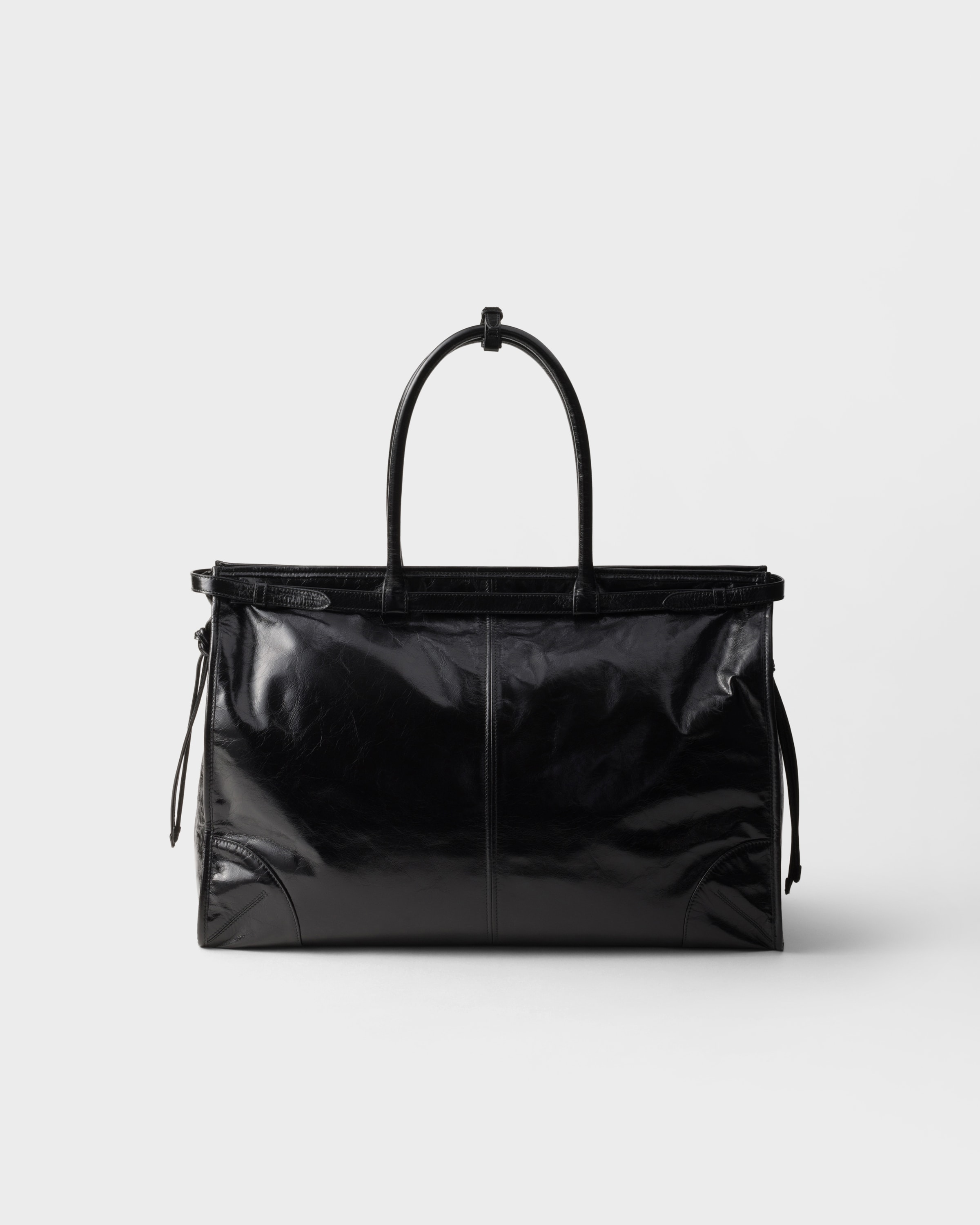 ブラック レザー トートバッグ | PRADA