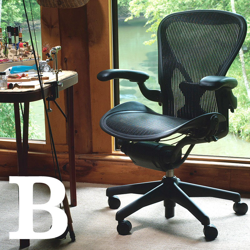 ハーマンミラー アーロンチェア Bサイズ フル装備 直接お引取り限定