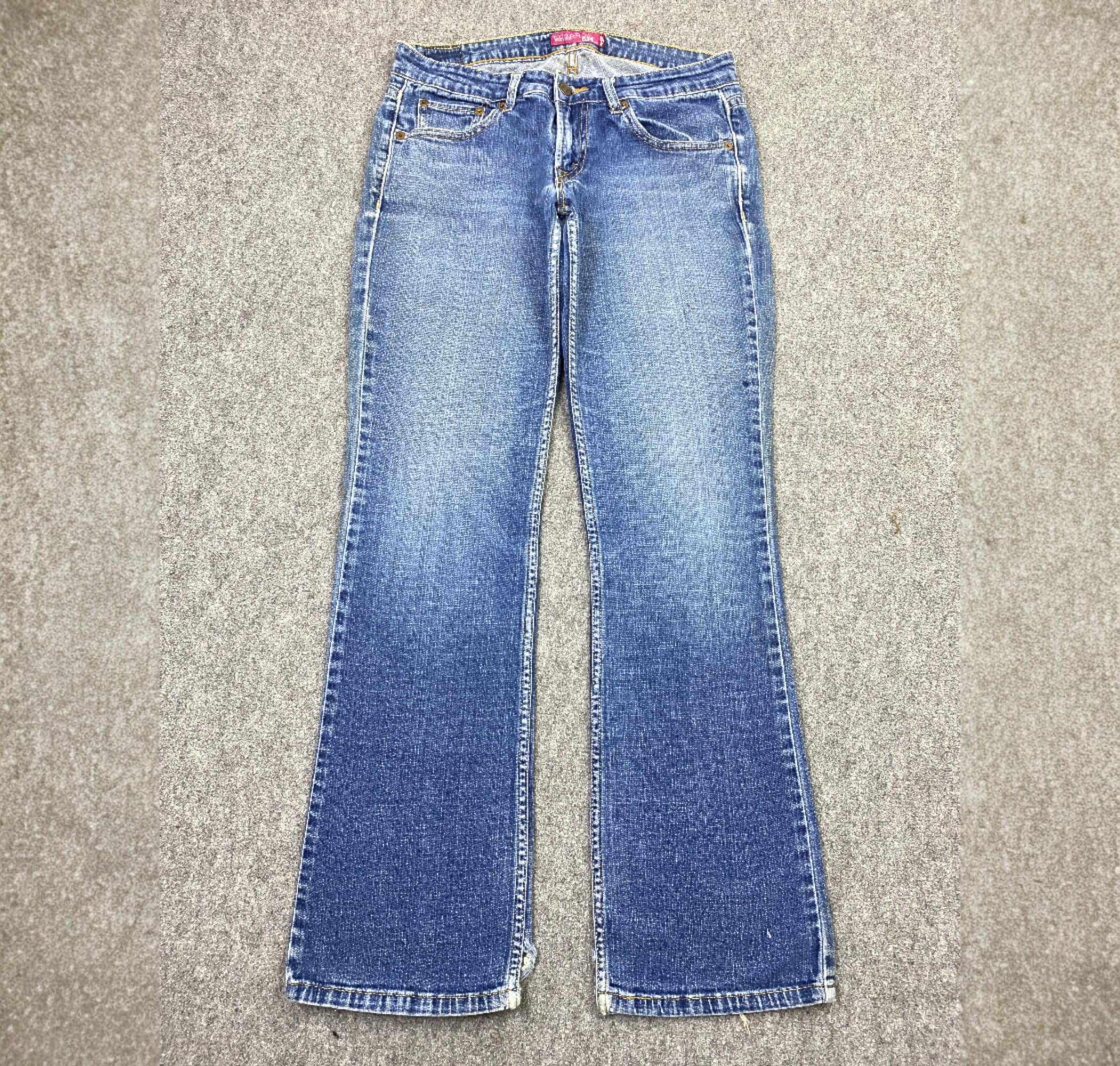 パンツ 00s body line cross studs flare denim 00s body line cross