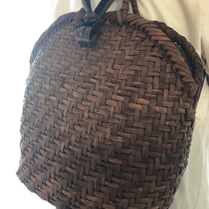 オンリーワンな山葡萄と古布藍染のコラボリュック - FRIRU'S GALLERY