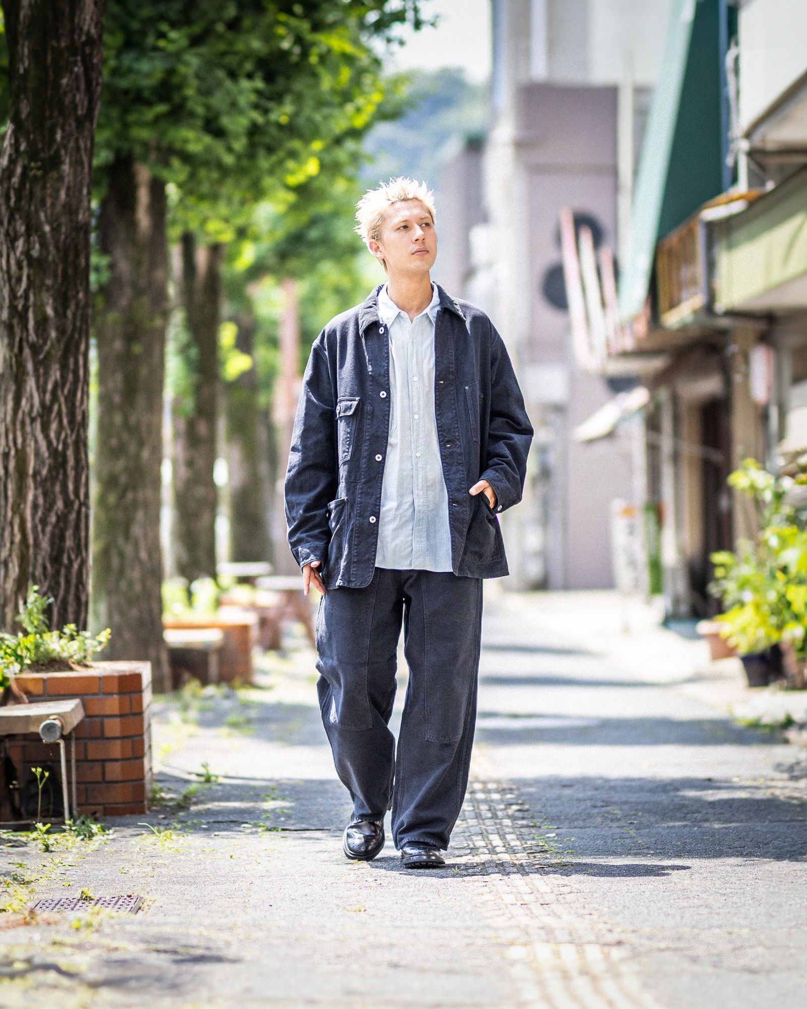 A.PRESSE - アプレッセ 2025 STYLE2 Vintage Silk Hemp Coverall