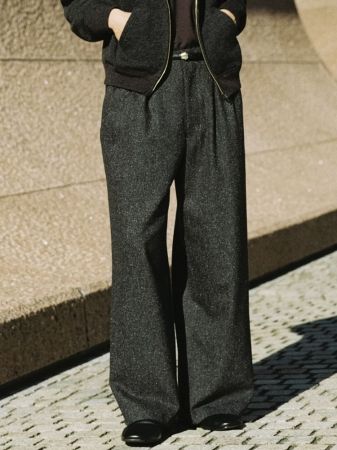 SILK NEP WOOL PANTS / 商品詳細ページ / LIDNM / Llife ONLINE STORE