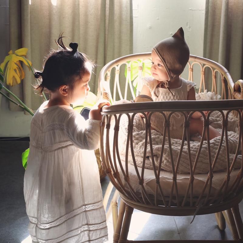 ベビーベッド ラウンドNL(マットレス付) -