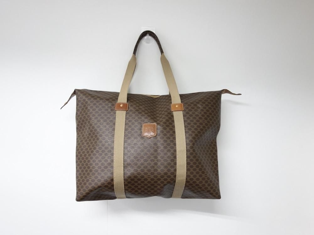 OLD CELINE オールド セリーヌ マカダム柄 トートボストンバッグ