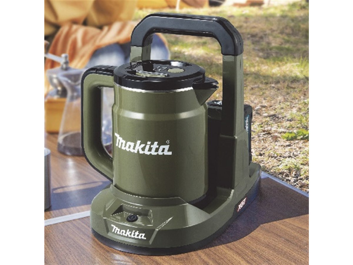 マキタ、別売り40Vmaxバッテリー並列で最大3Lの湯を沸かせる充電式