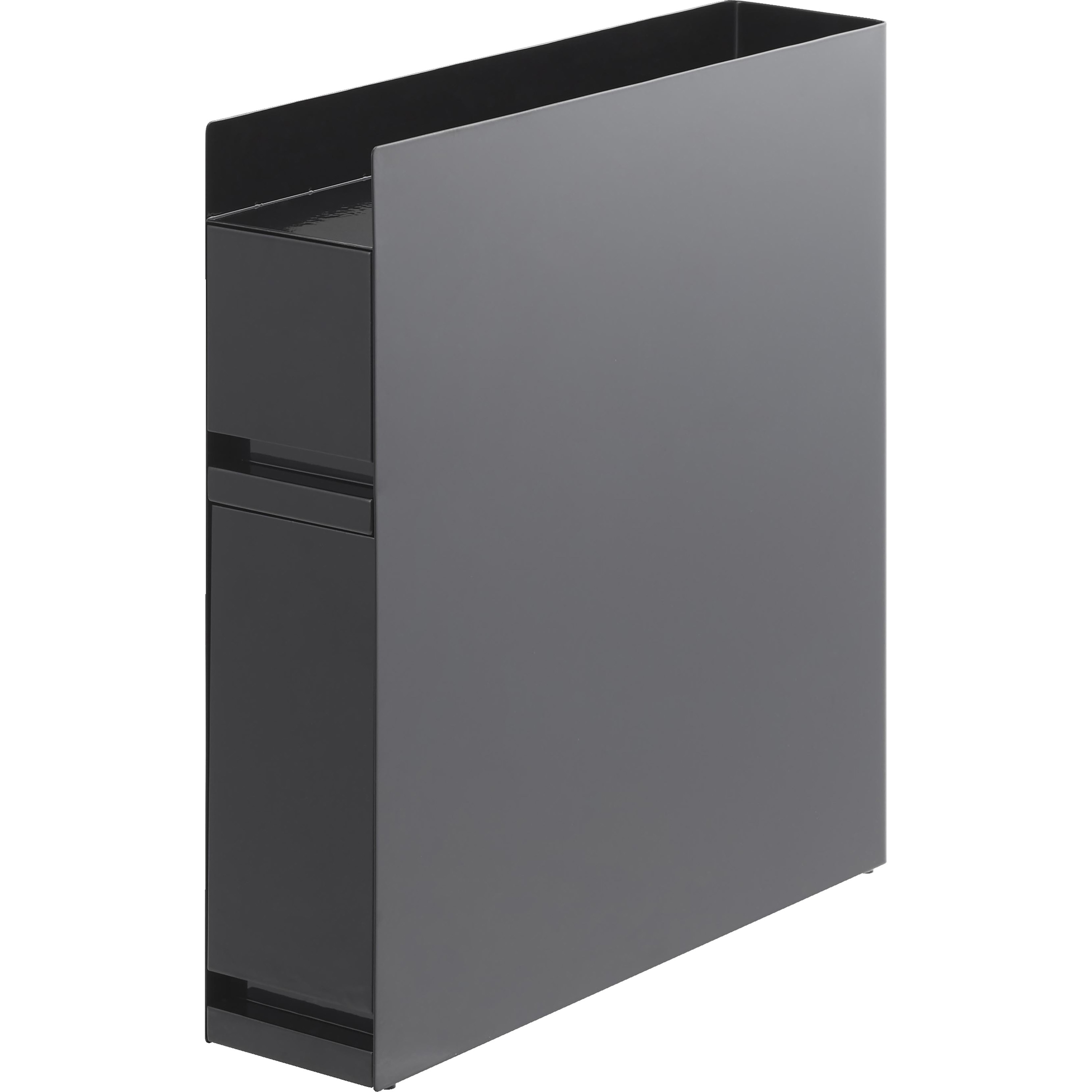 4335 tower タワー 隠せる調味料ラック 2段 山崎実業 ブラック色 1個