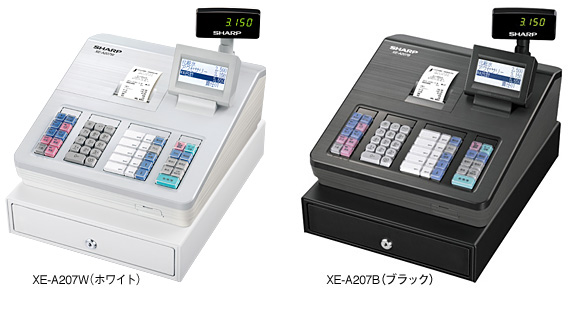 美品 電子レジスタ SHARP シャープ XE-A207W 設定無料 SHARP 電子