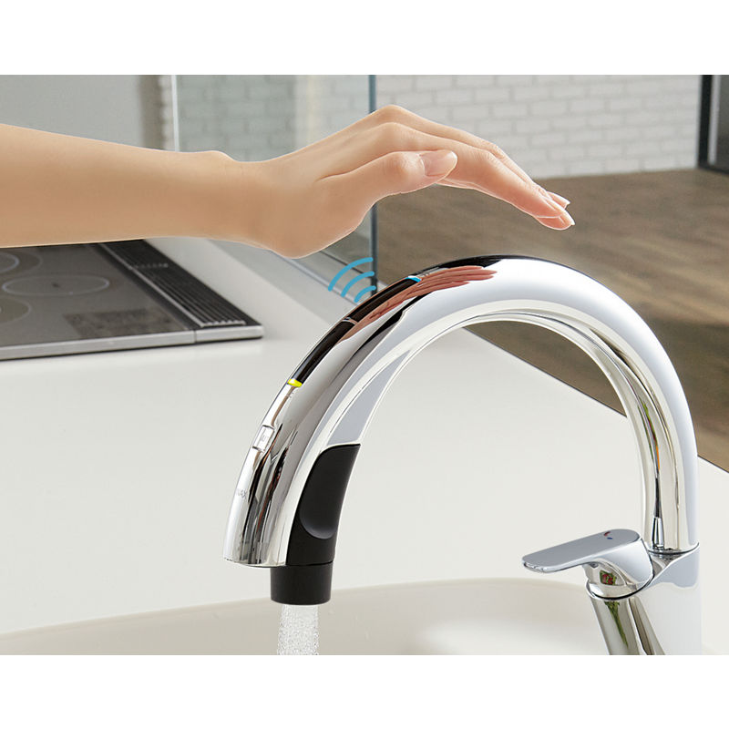 キッチン用タッチレス水栓 ナビッシュ （エコセンサー付） | 水栓金具