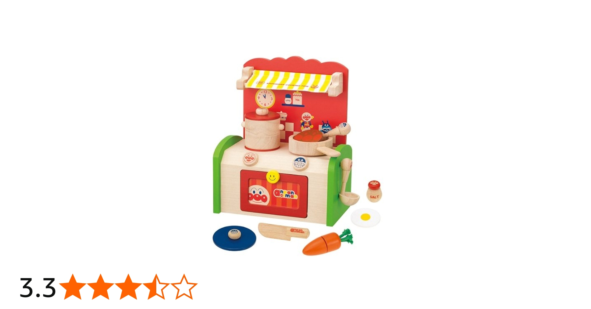 Amazon | アンパンマン 木のキッチンセット | セット | おもちゃ