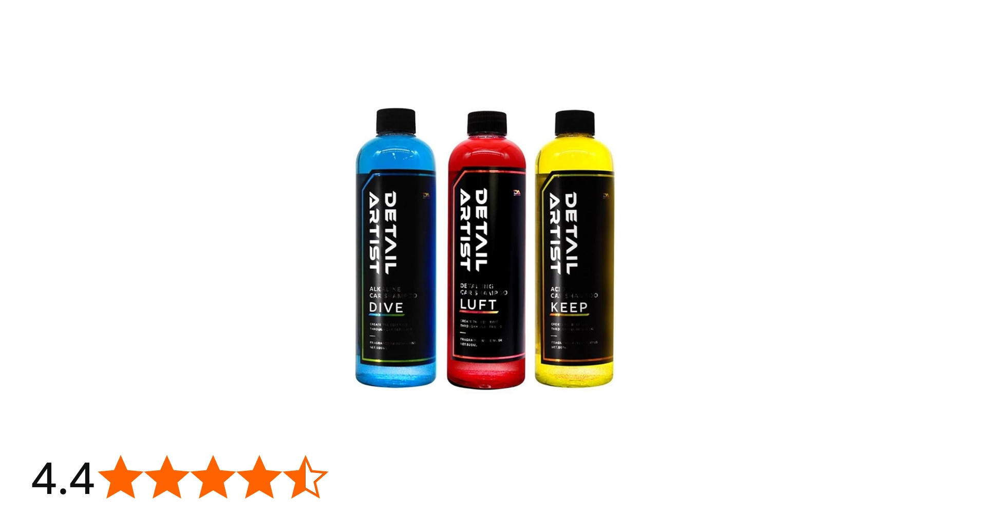 Amazon.co.jp: 【DETAIL ARTIST】3pH洗車セット「3種類のシャンプーで