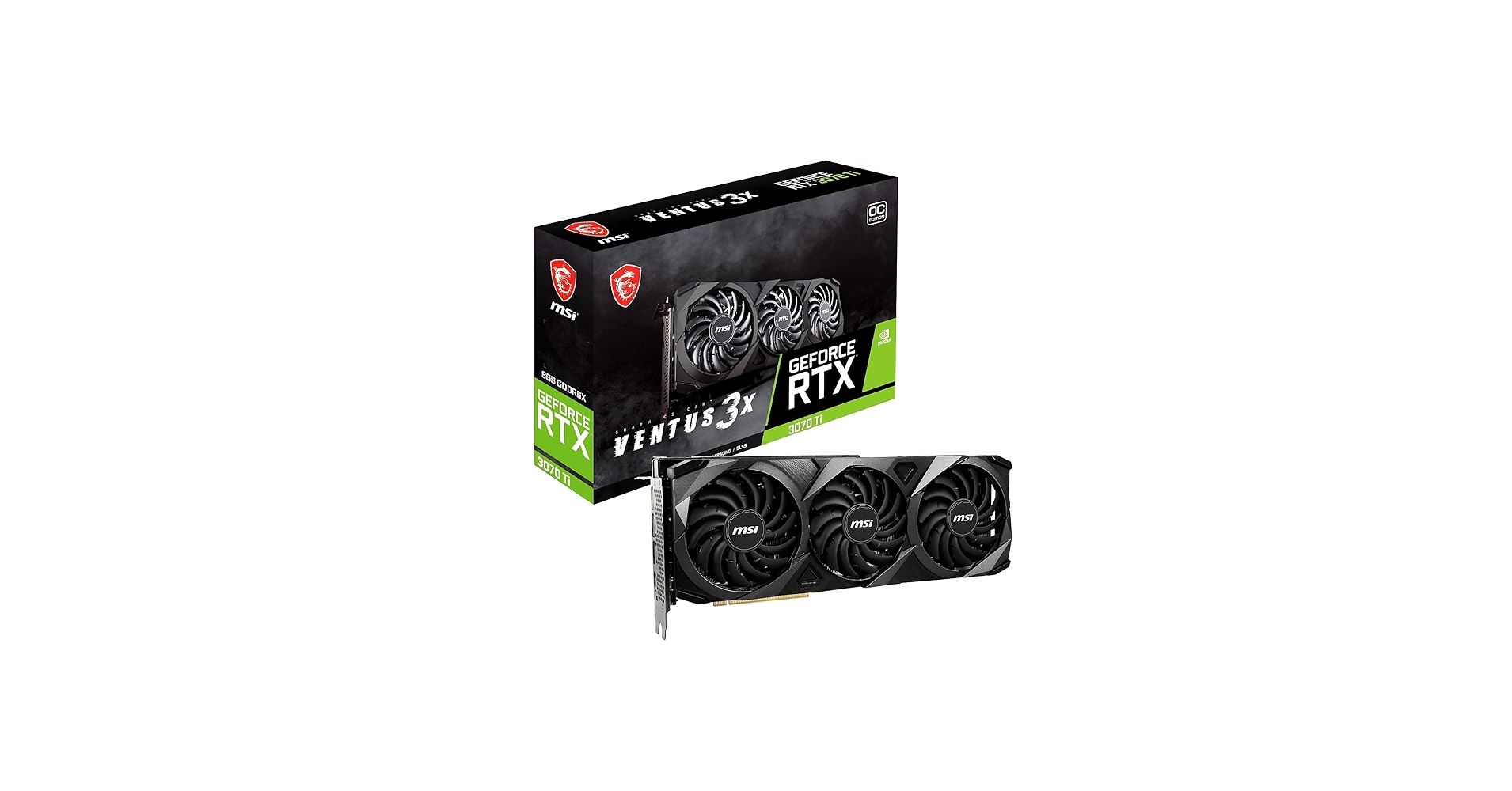 Amazon.com: MSI Gaming GeForce RTX 3070 Ti 8GB GDRR6X Ventus 3X