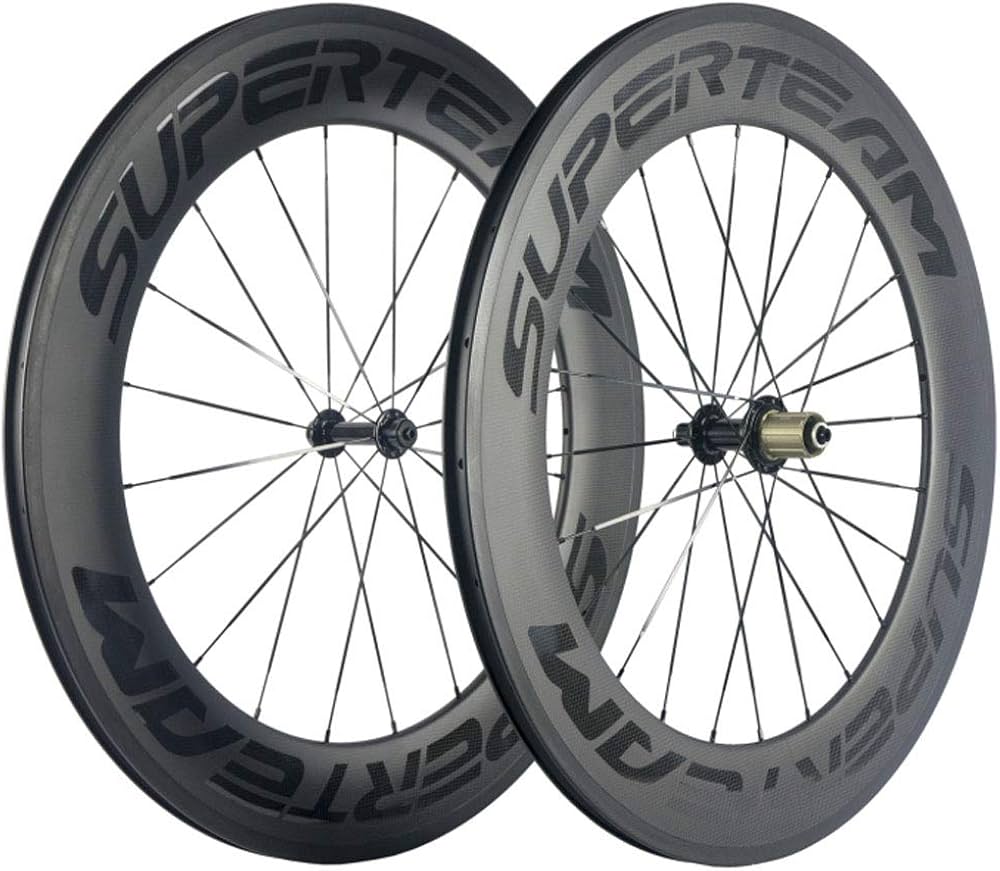 Amazon.com : Superteam 88mm Carbon Fiber Wheels 23mm Width 700c