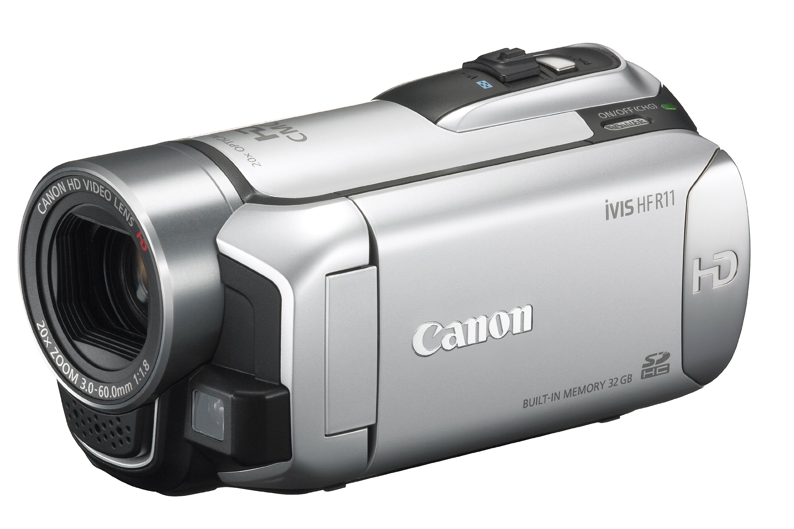 Amazon | Canon デジタルビデオカメラ iVIS HF R11 スノーシルバー