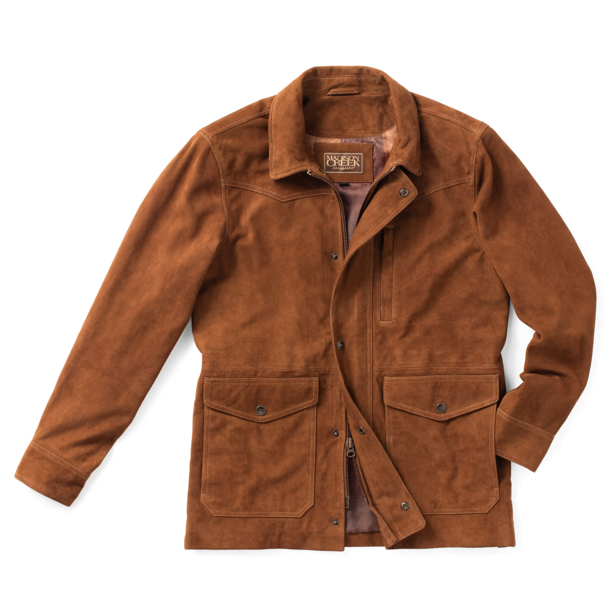 Bandera Goat Suede Leather Jacket - Madison Creek Outfitters