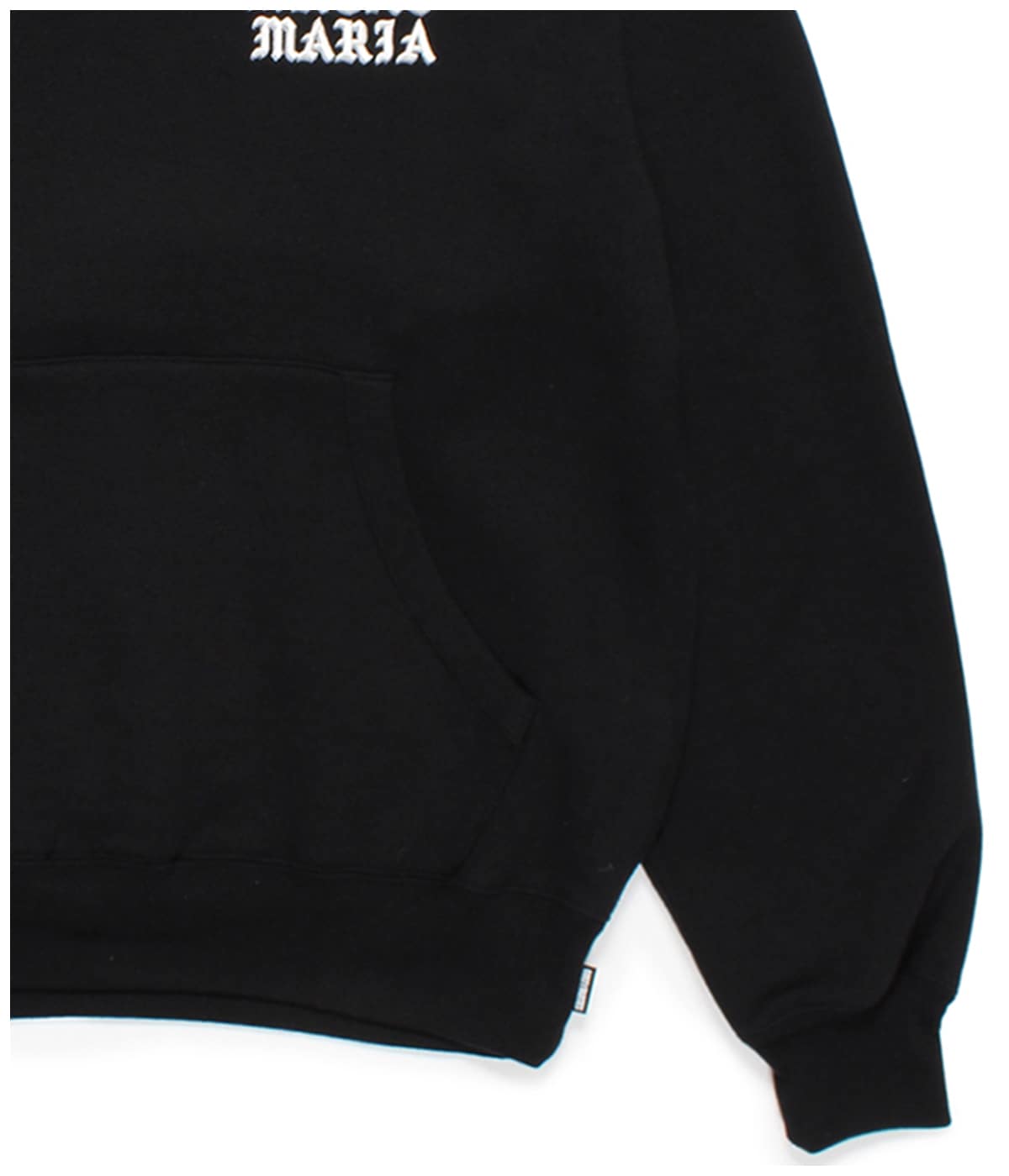 MIDDLE WEIGHT PULLOVER HOODED SWEAT SHIRT (TYPE-2)【BLACK】｜WACKO