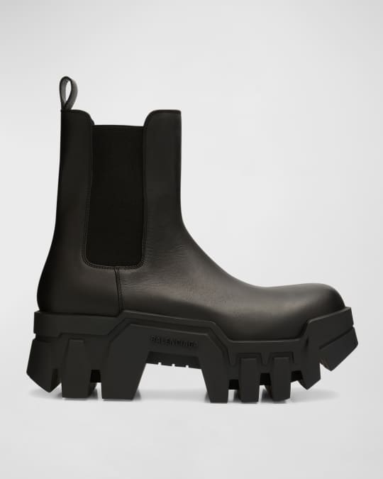 Balenciaga Men's Bulldozer Chelsea Boots | Neiman Marcus