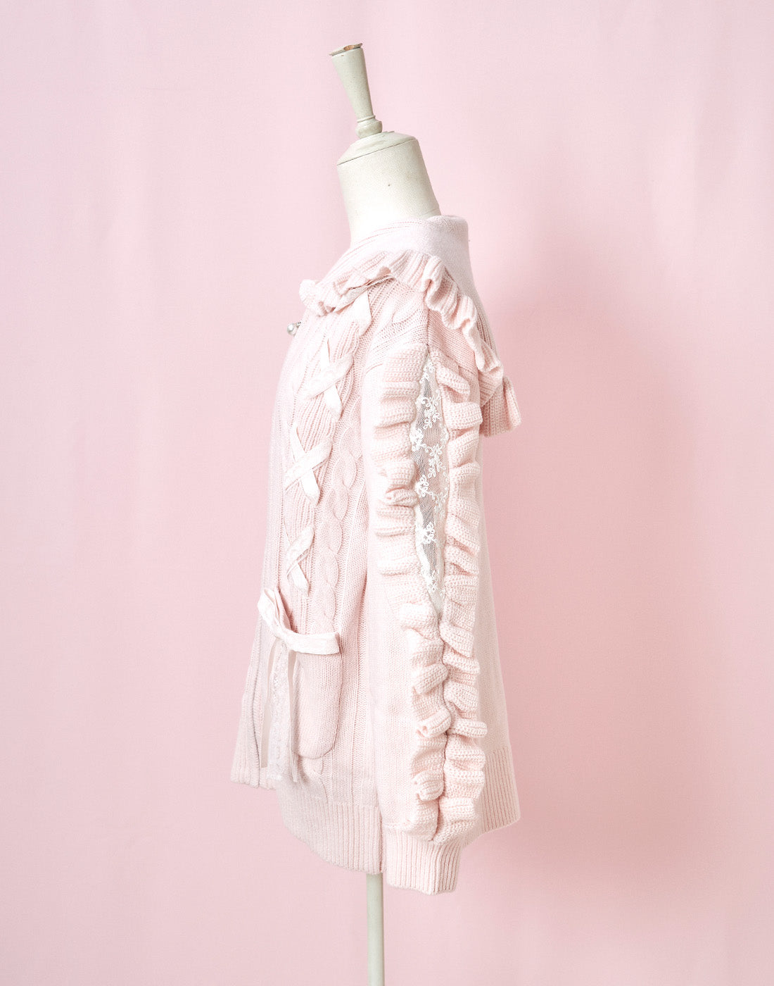Honey lace up knit アウター – mellfy memory