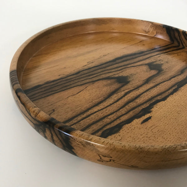 黒柿】丸盆(φ330mm) – おかや木芸