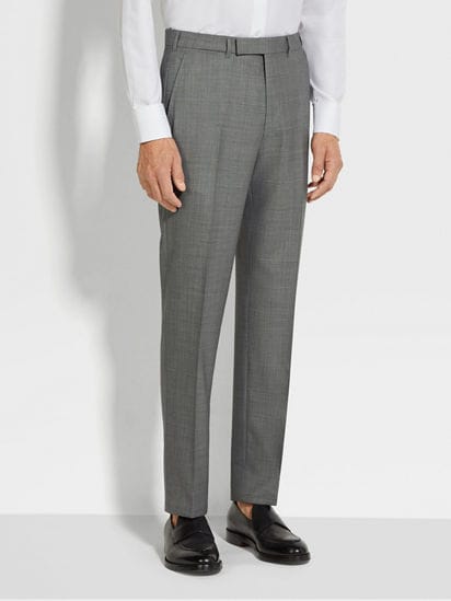 Grey Centoventimila Wool Suit FW25 33521898 | Zegna CA
