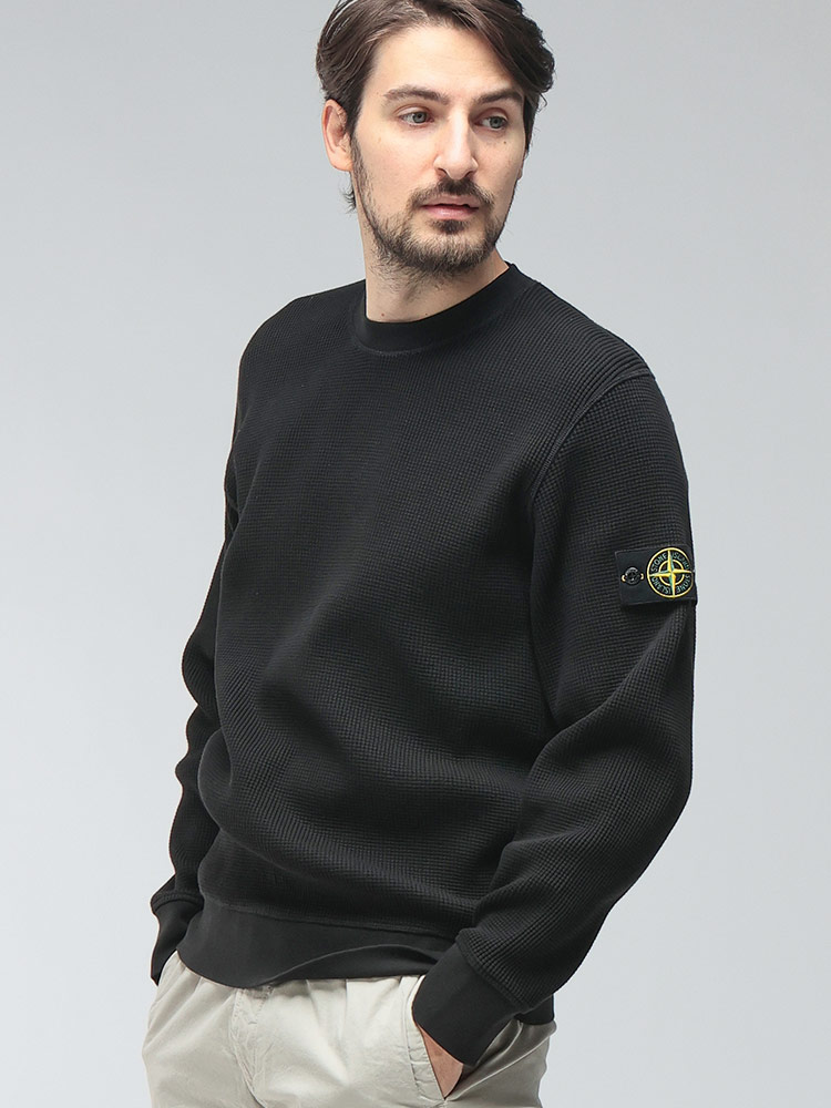 STONE ISLAND (ストーンアイランド) メンズ トレーナー 長袖 袖ロゴ