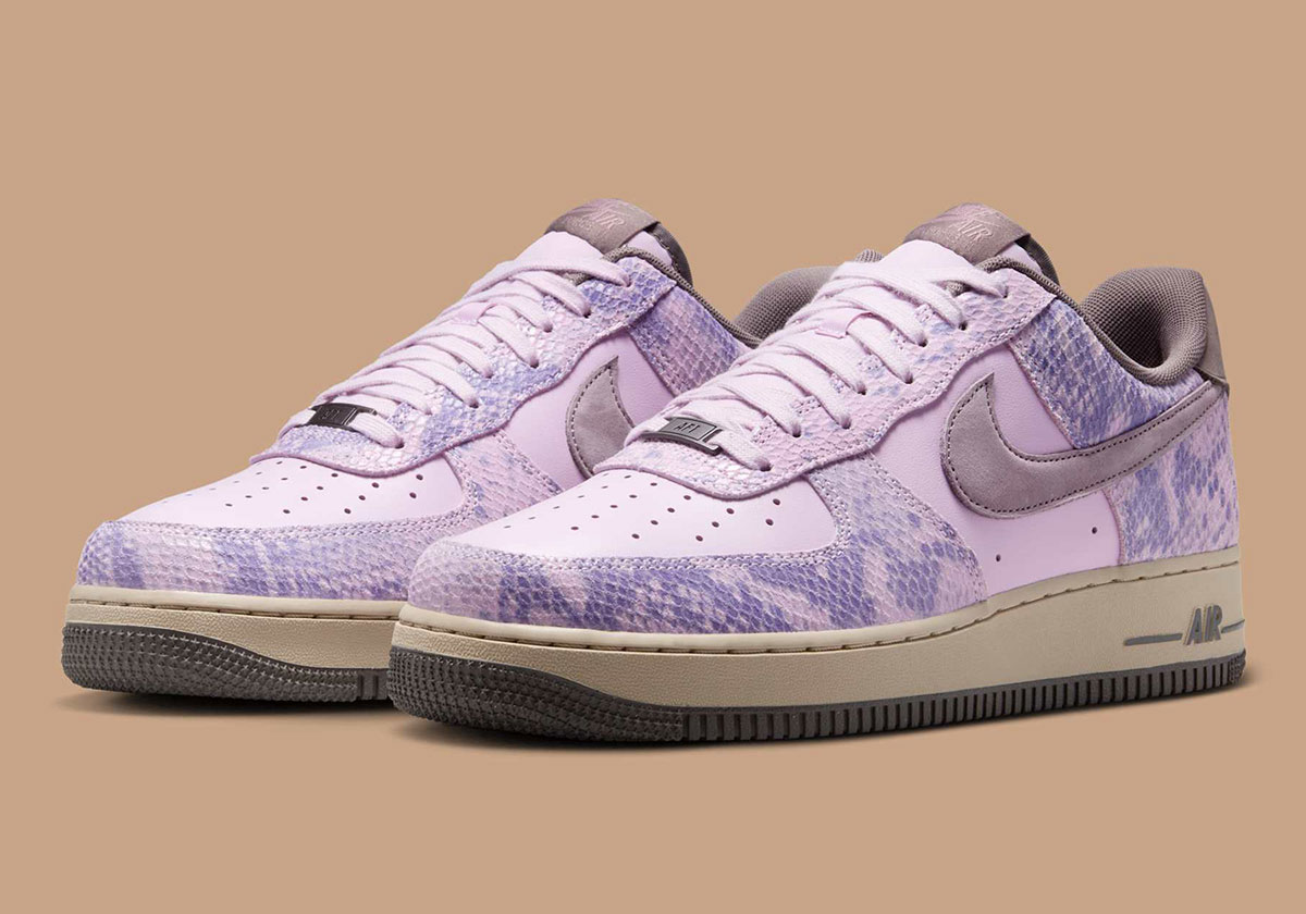 Nike Air Force 1 Purple Snake HF2898-500 | SneakerNews.com