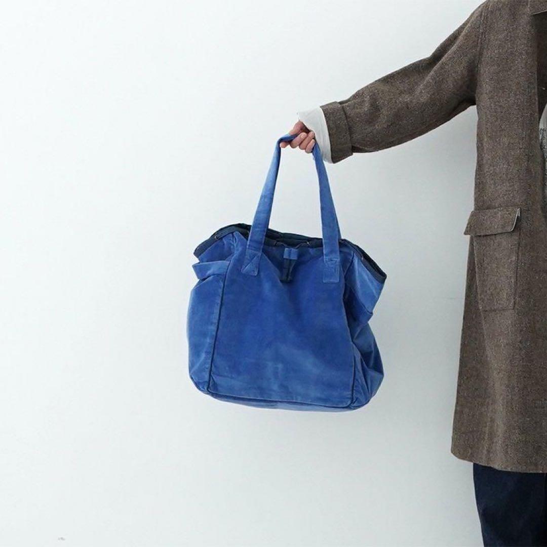 Khadi＆co. FAUSTO コットンベルベットバッグ