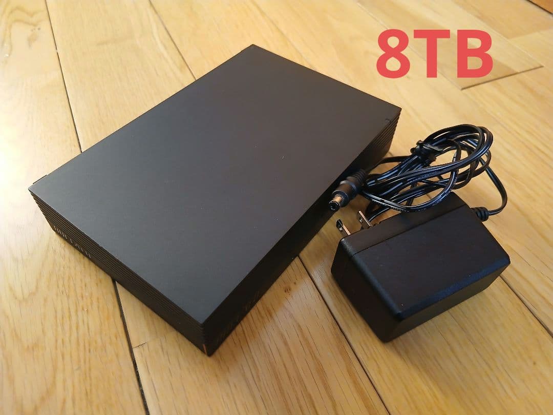 外付けHDD　8TB 3.5インチ　バッファロー　Buffalo ハードディスク BUFFALO 外付けハードディスク 8TB 外付け HDD 録画用外付けHDD 録画用