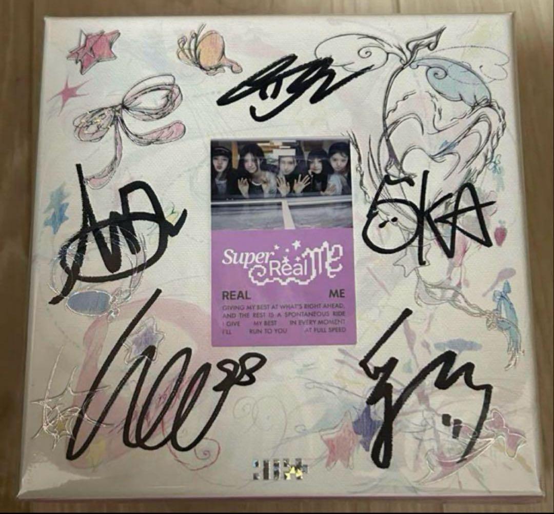 ILLIT SUPER REAL ME Mwave直筆サインCD 購入証明あり 新品未使用 ILLIT アイリット 直筆サイン サイン アルバム CD - メルカリ