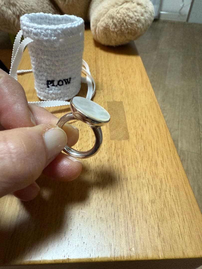 PLOWリング13号 PLOW(プラウ)｜Pearl リング/シルバー の通販｜ELLESHOP・(エル