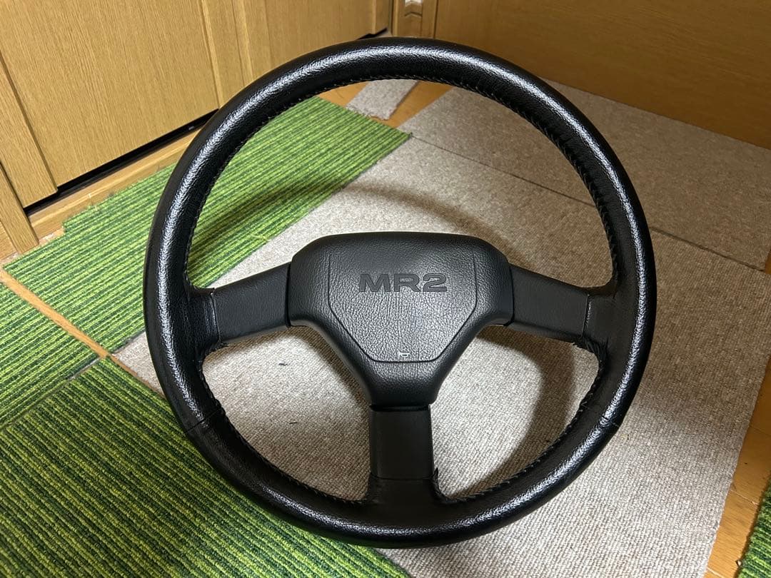 TOYOTA mr2 aw11 MR-2 純正レザー　ステアリング　極上品 美品 Toyota MR2 MR-2 AW11 Late Model Genuine Steering Wheel | eBay
