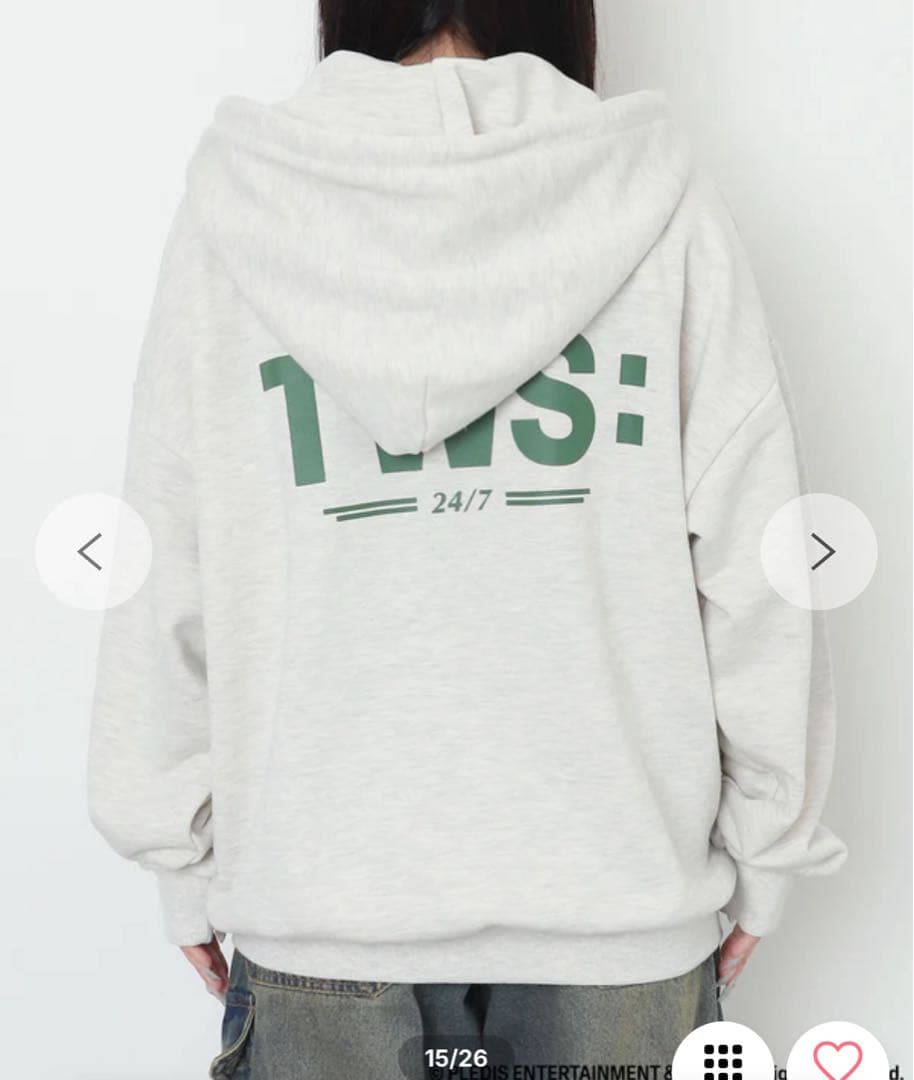 WEGO✖️TWS グラフィックZIPパーカー - メルカリ