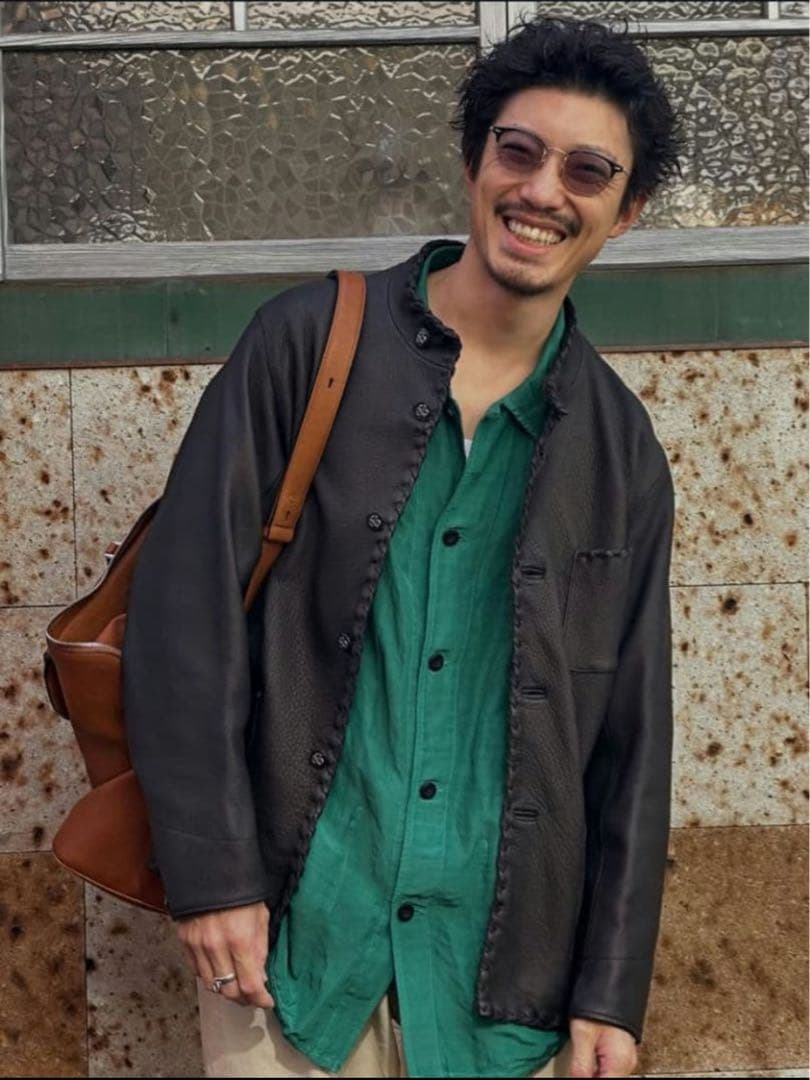 OUTIL VESTE ANTIBES GREEN ウティ ナミカズ - メルカリ