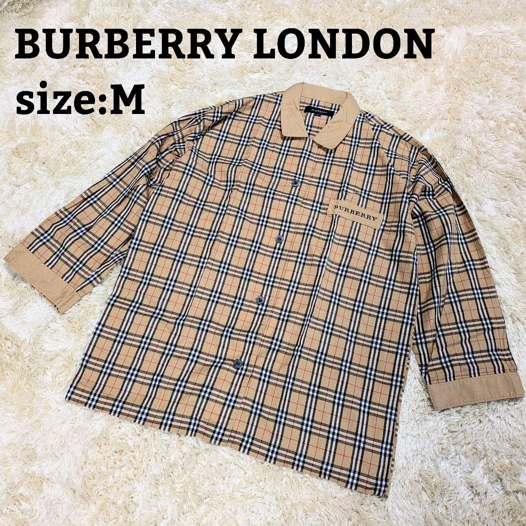 ✨️極美品✨️バーバリーロンドン ノバチェックシャツ ベージュ ロゴ刺繍 M 楽天市場】美品 BURBERRY バーバリー ノバチェック シャツ 人気色