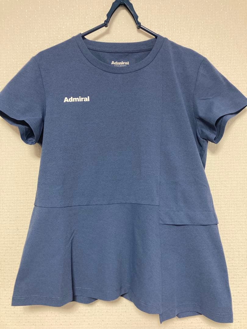 Admiral 今季　トップス　M ブルー Pluto Raglan Poly T-Shirt | Sky Blue/Navy | Admiral Sports