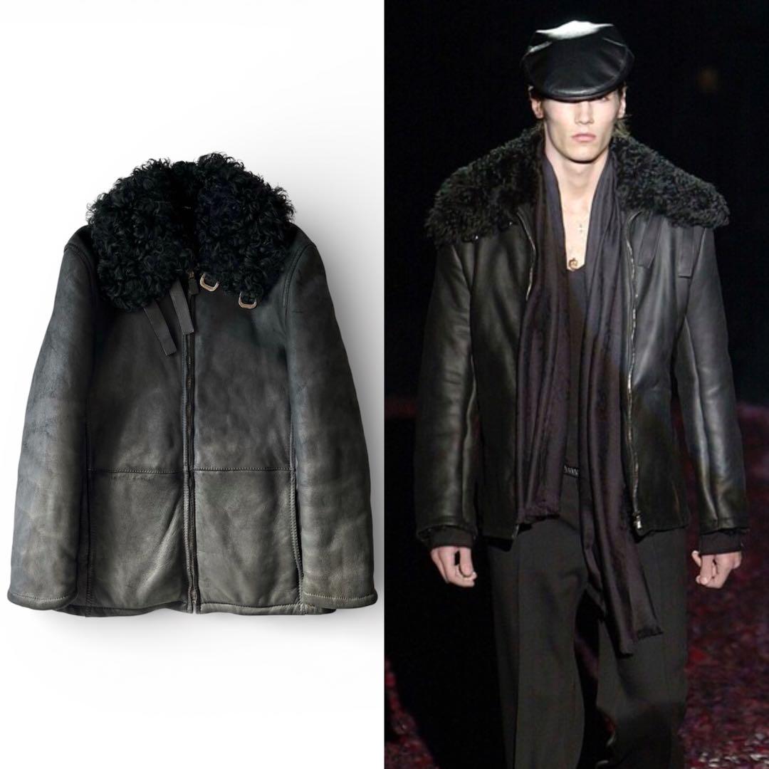 ジャケット・アウター GUCCI by Tom Ford FW2001 Mouton Jacket FW2001 Gucci by Tom Ford mongolian lamb shearling bomber jacket.