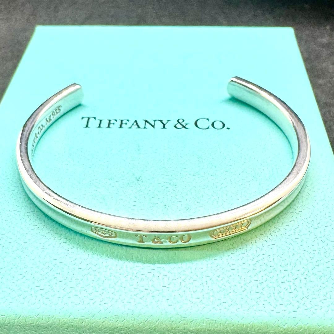 TIFFANY ティファニー 1837 ナロー カフ バングル SV925 楽天市場】Tiffany&Co. ティファニー1837ナローカフブレスレットS M L