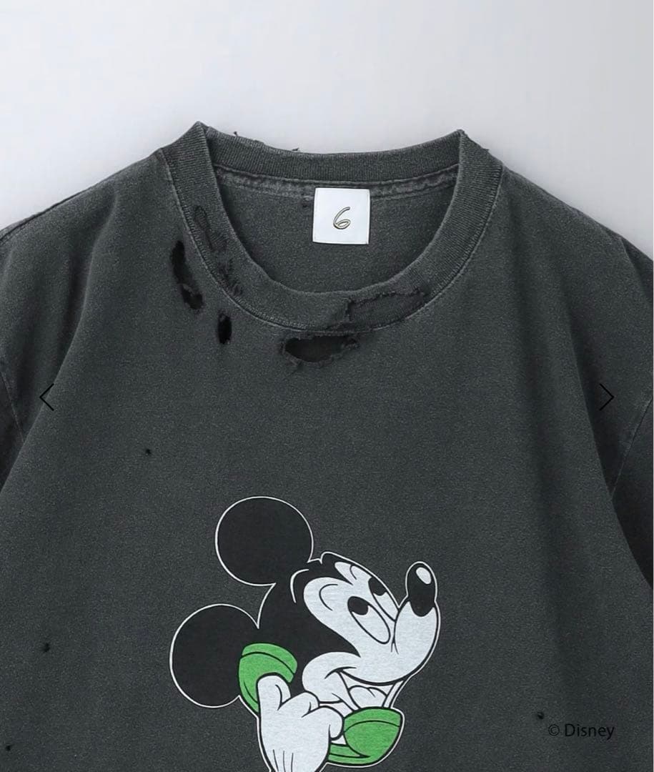 6 (ROKU)ミッキーTシャツ 6(ROKU)＞MICKEY/Tシャツ