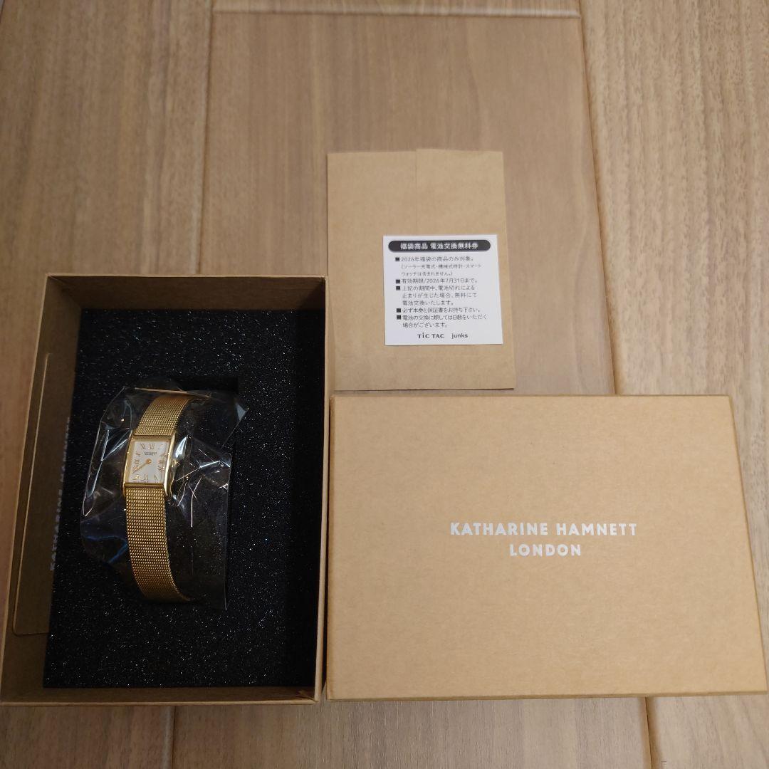 新品KATHARINE HAMNETT LONDON キャサリンハムネット腕時計 47204-151-