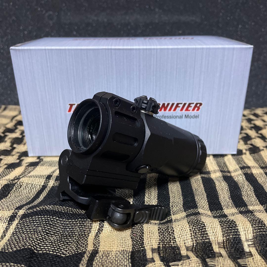 ☆送料無料☆ NOVEL ARMS 3X タクティカル マグニファイア 現状品 3X TACTICAL MAGNIFIER with Outer Rubber Cover | MAGNIFIER